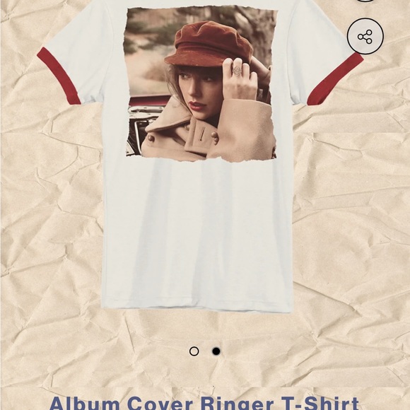 Taylor swift red shirt size medium new never worn - Picture 2 of 2